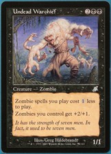 Undead Warchief Scourge NM Black Uncommon MAGIC MTG CARD (ID# 249593) ABUGames