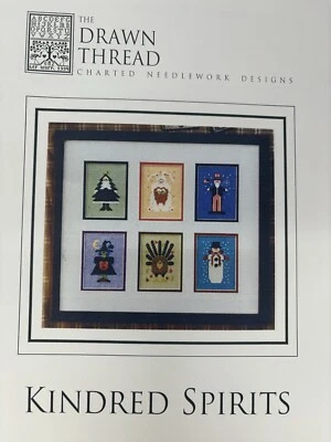 Kindred Spirits The Drawn Thread Holiday Figures Cross Stitch Chart NIP - Image 1 of 4