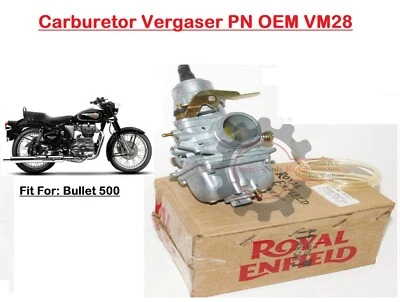 Royal Enfield Carburetor Vergaser PN OEM VM28 For Bullet 500 - Image 1 of 4