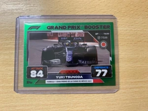 TOPPS TURBO ATTAX F1 FORMULA 1 2022 GRÜN PARALLEL YUKI TSUNODA 202/500 - Bild 1 von 2