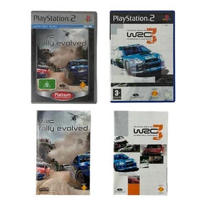 WRC Rally Evolved & WRC 3 The Official Game Sony Playstation 2 PS2 Free Postage - Picture 1 of 10