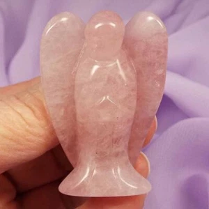 Ángel de cuarzo rosa 'Promover el amor propio' 42g SN54354 - Imagen 1 de 4