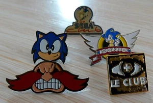 SCHÖNES SET 5 PINS VIDEOSPIEL SEGA SONIC CLUB - Bild 1 von 6