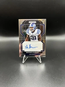 2022 Panini Prizm Draft Picks Mataeo Durant Autograph #RA-MDU - Picture 1 of 8