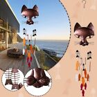 Pendant Fish Cat Cast Iron Wind Chimes Metal Metal Wind Chimes  Outdoor