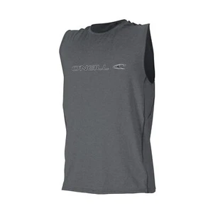 O'Neill Men's Hybrid UPF 50+ Sleeveless Sun Shirt XX-Large Black Grey - Picture 1 of 8
