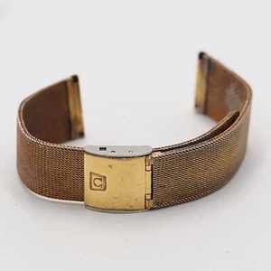 Genuine Omega belt bracelet gold 18mm for men's watch band - Picture 1 of 3