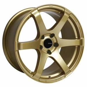 Enkei T6S 17x8 45mm Offset 5x100 Bolt Pattern 72.6 Bore Gold Wheel - Picture 1 of 1
