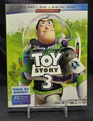 DISNEY - TOY STORY 3 - BLU-RAY & DVD COMBO - BRAND NEW - STILL IN PLASTIC - 2010 - Image 1 of 2