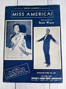Miss America Johnny Desmond 1955 Bernie Wayne Noten - Bild 1 von 4