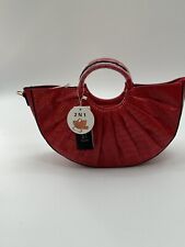 Moon Women Half Bags Leather Bag Handbags Shoulder Tote Lady Shopper Purse NEW
