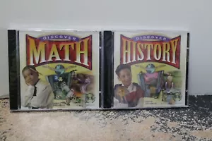 Discover History & Discover Math: Wonders of the World--NEW CD-ROM for windows - Picture 1 of 4