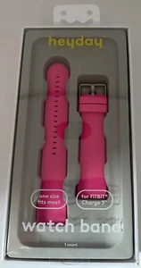 Heyday For Fitbit Charge 3 Watch Band- Hot Pink  145mm-210mm New Sealed - Picture 1 of 2