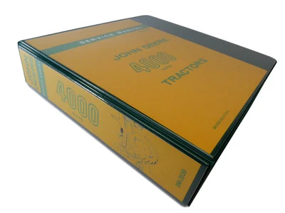 Руководство по техническому обслуживанию тракторов John Deere 4000, 4010, 4020 книга магазина  - Изображение 1 из 4