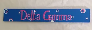 Delta Gamma Decorative Wall Plaque 20 Inch Sorority College Dorm Decor - Picture 1 of 1