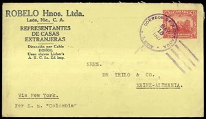 1921, Nicaragua, U 82 u.a., Brief - 2895815 - Bild 1 von 1