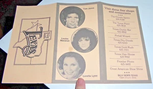 Billy Bobs Texas Entertainment Kalender Februar 1983 Orbison Mandrell Lynn usw. - Bild 1 von 2