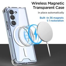 For Samsung Galaxy Z Fold 5 5G MagSafe Magnetic Case Clear Shockproof Slim Cover