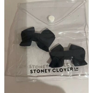 Stoney Clover Lane Mini Schleife Haarspangen Saphir 2er Pack   - Bild 1 von 2