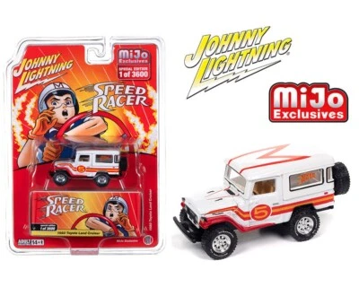 Johnny Lightning 1:64 1980 Toyota land Cruiser Speed Racer Livery SUV JLCP7464 - Image 1 of 2