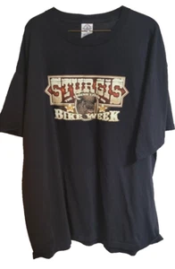 Men's 2XL Sturgis SD 2006 Bike Week Black Hills Motorcycle Rally T-Shirt - Picture 1 of 4