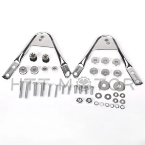 Detachable Two-Up Luggage Rack Docking Hardware Kit For 97-08 Harley Touring - Bild 1 von 5