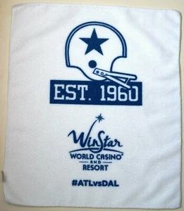 2020 ATLANTA FALCONS VS DALLAS COWBOYS EST. 1960 (60TH ANNIVERSARY) RALLY TOWEL - Picture 1 of 2