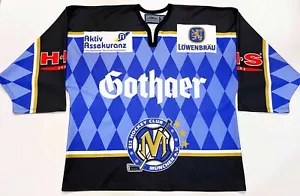 Metzen EHC München München #31 German Hockey Trikot Gr. 54 Eishockey Screened - Bild 1 von 10