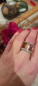 Karen Ly Ring 925 Champagner Braun - Bild 1 von 6