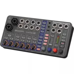 ZOOM LiveTrak L6 32bit 10in/12tracks MIDI Digital Mixer New - Picture 1 of 4