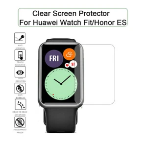 3 Pack Soft TPU Full Cover Watch Screen Protector For Huawei Watch Fit - Picture 1 of 2