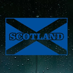 Scotland Flag the Saltire St Andrews Car Van Bumper Window Vinyl Decal Sticker - Picture 1 of 6