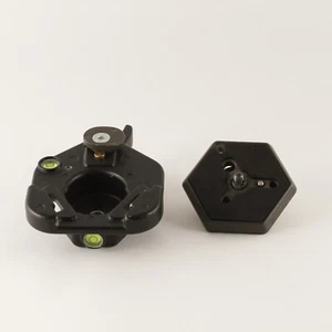 Manfrotto 625 RC0 Rapid Connect Adapter with 030-14 Plate (Black) - Photo 1/3