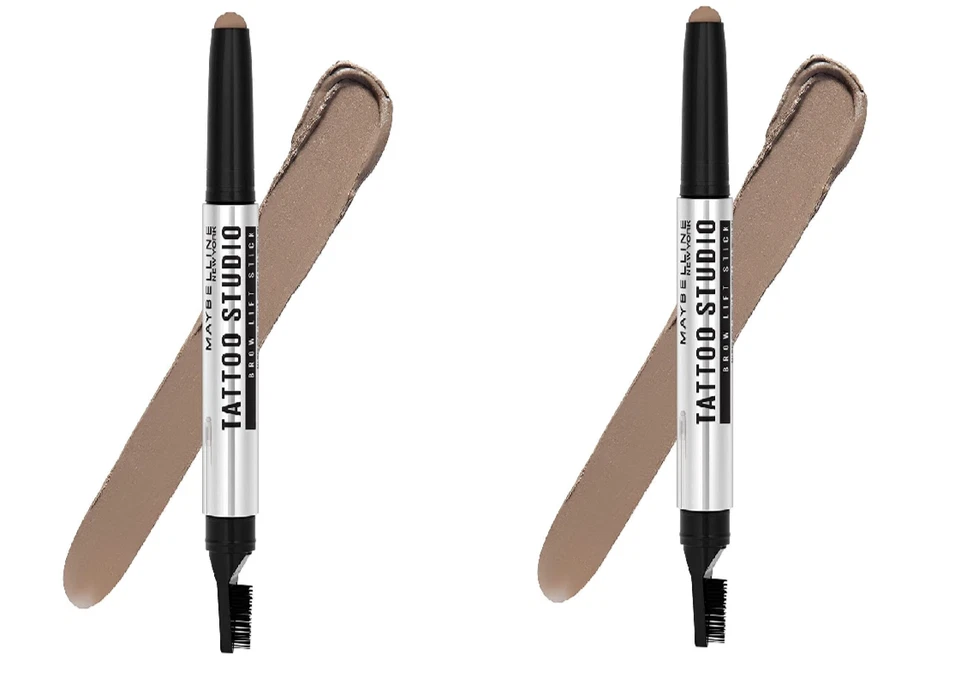 2 - Maybelline Tattoo Studio Brow Lift Stick Makeup with Tinted Wax #250 Blonde - Image 1 of 1