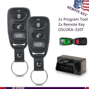 2 Remote Key Fob 315MHz OSLOKA-310T +  Programmer For 2006 - 2010 Hyundai Sonata - Picture 1 of 8