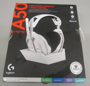 Auriculares inalámbricos Logitech A50 Lightspeed + estación base - (939-002229) - blancos - Imagen 1 de 18