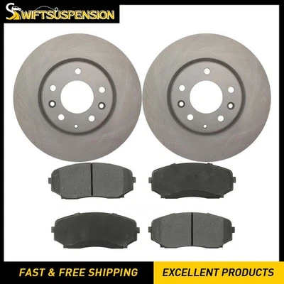 Kit de pastillas de freno rotores de disco delanteros para 2007 2008 2009 2010 2011 2012 Mazda CX-7 Foto 1 de 4