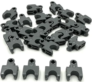 Lego 25 New Dark Bluish Gray Technic Axle Connectors 2 x 3 w/ Ball Joint Sockets - Picture 1 of 1