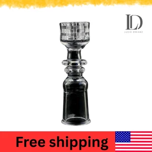 2er Pack Shisha Reclaim Bowl - 14mm Buchse auf Stecker Glas Adapter für Wasserpfeife - Bild 1 von 3