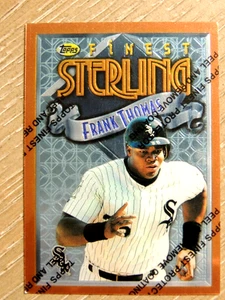 FRANK THOMAS 1996 TOPPS FINEST STERLING #48 CON RIVESTIMENTO WHITE SOX - Foto 1 di 1