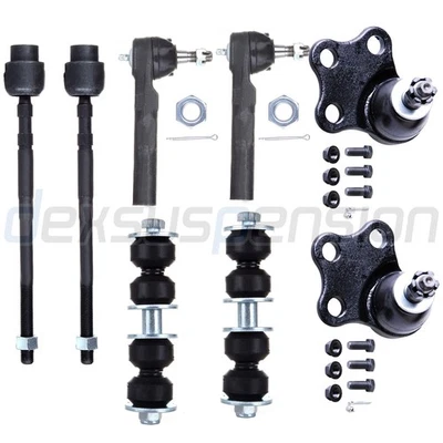 8x Front Tie Rod Ends Ball Joints Fits Chevrolet Cavalier Pontiac Sunfire - Image 1 of 4