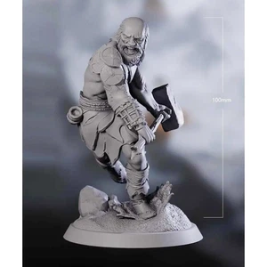 1/18 100mm 3D Print Model Kit Barbarian Warrior Unpainted - Picture 1 of 2