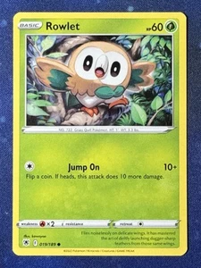 Rowlet - 019/189 - Common - Pokemon Astral Radiance - NM/M - Imagen 1 de 2