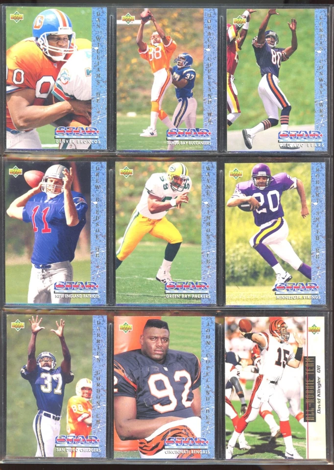 1993 Upper Deck Football, # 1 to # 530, U-PICK, NM/M, BB3 - Image 1 of 2