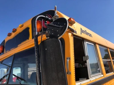 Espejo retrovisor puerta izquierdo/del conductor Ford B700 POLIÉSTER/INO INOXIDABLE - usado Foto 1 de 4