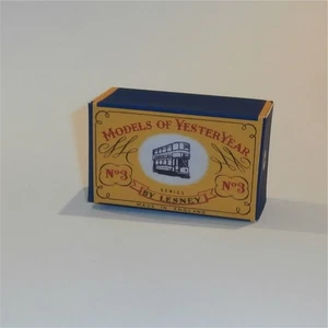 Tranvía Matchbox Lesney Yesteryear 3 a Clase E Estilo B Repro Box - Imagen 1 de 5