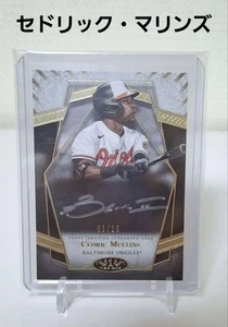 2022 Topps Tier One Cedric Mullins Baltimore Orioles White Auto /10 #PPA-CM - Bild 1 von 24