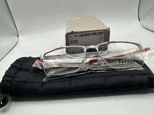 Scuderia Ferrari FZ7003 Eyewear Frames Brushed Silver/Demo Lens, 55 MM - Picture 1 of 2