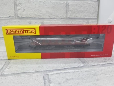 Hornby TT4008A TT Gauge LMS 57ft Period III Corridor Third Coach 1573 LMS Maroon - Image 1 of 2