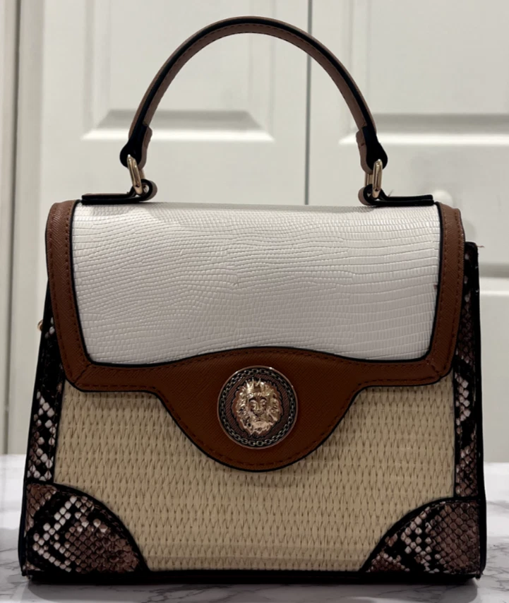 Aldo beige/marrón monedero/bolso de mano/brossbody Foto 1 de 4